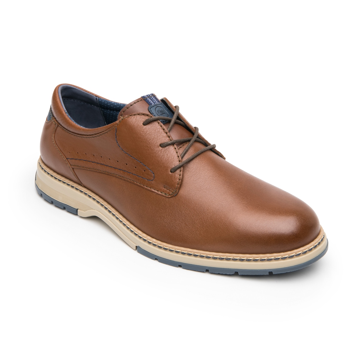 Derby Casual Flexi para Hombre Estilo 420001 Tan