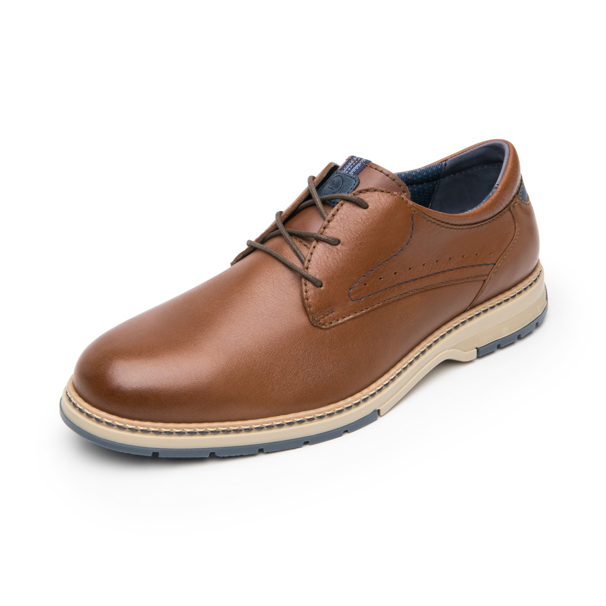Derby Casual Flexi para Hombre Estilo 420001 Tan