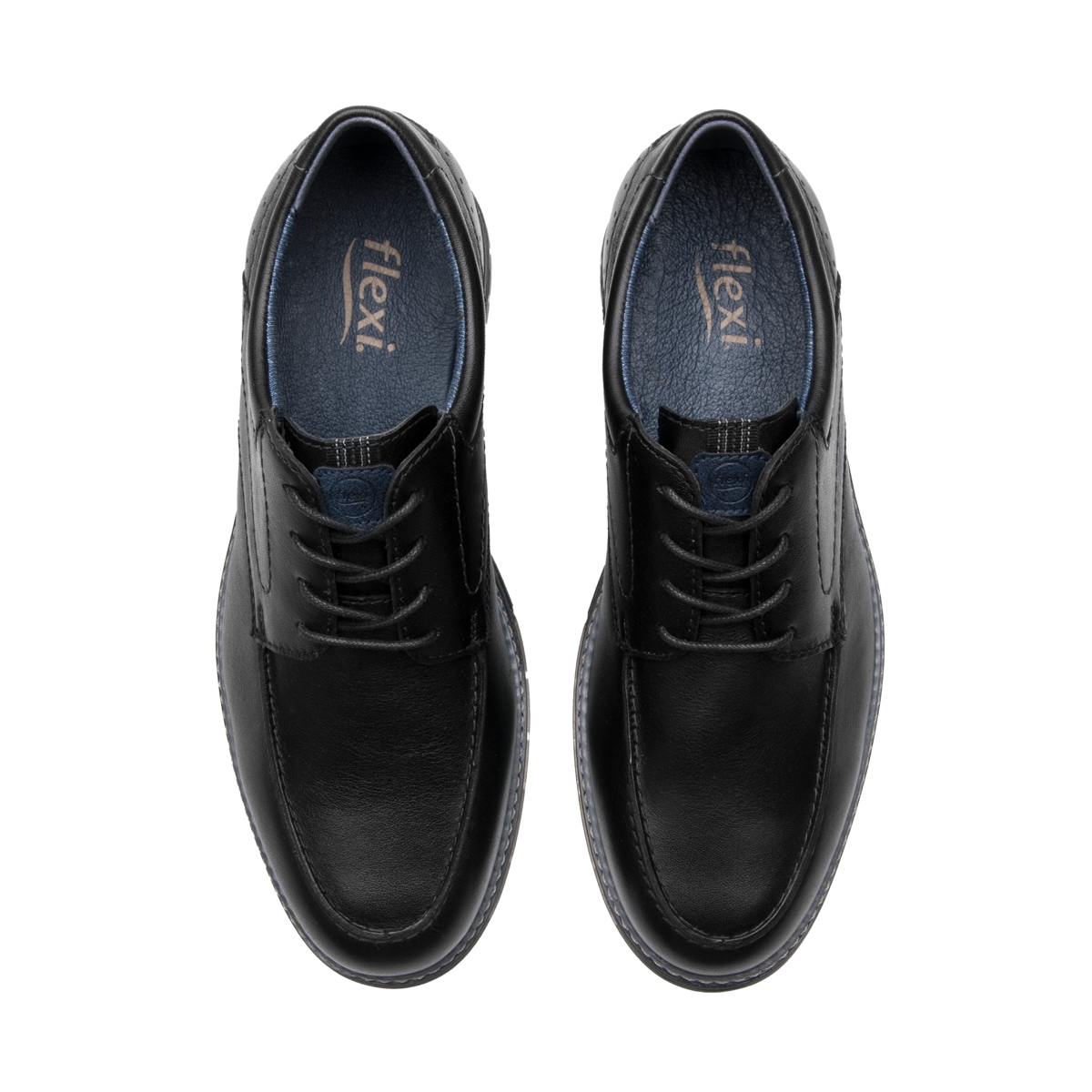 Derby Confort Flexi para Hombre Estilo 420004 Negro