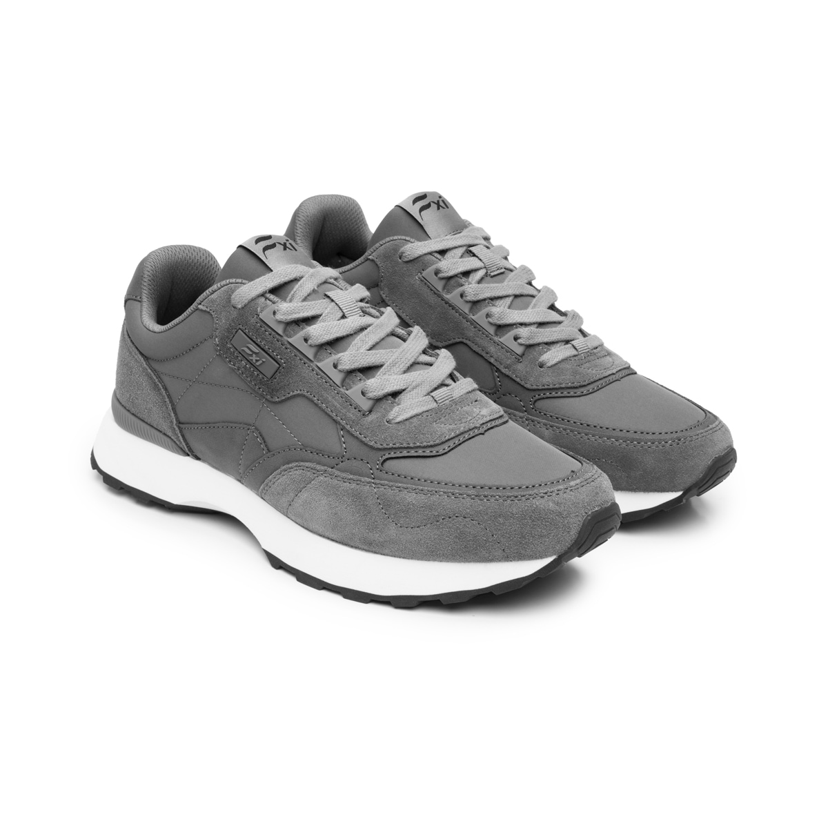 Sneaker Retro Flexi para Hombre Estilo 420703 Gris