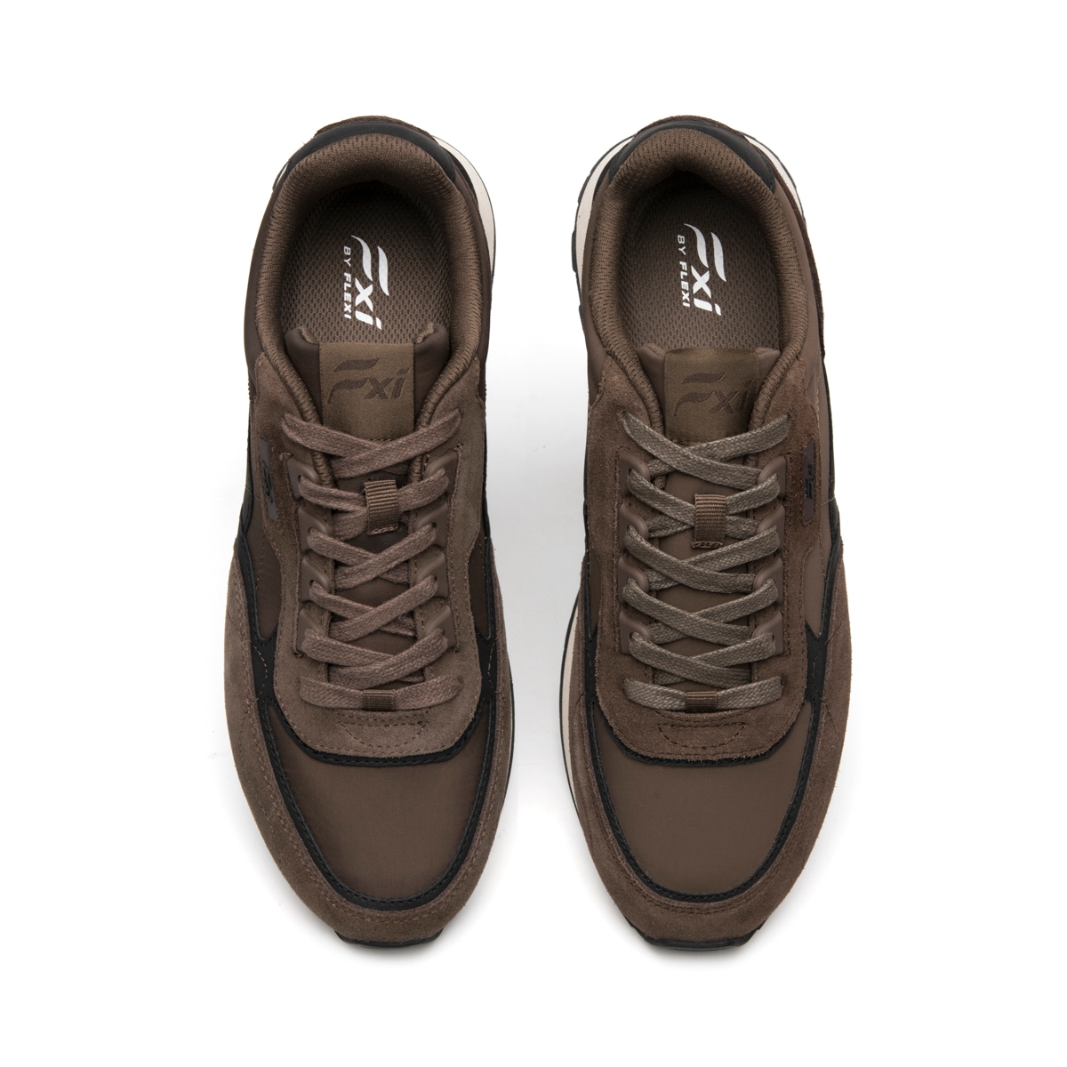 Sneaker Retro Flexi para Hombre Estilo 420703 Taupe