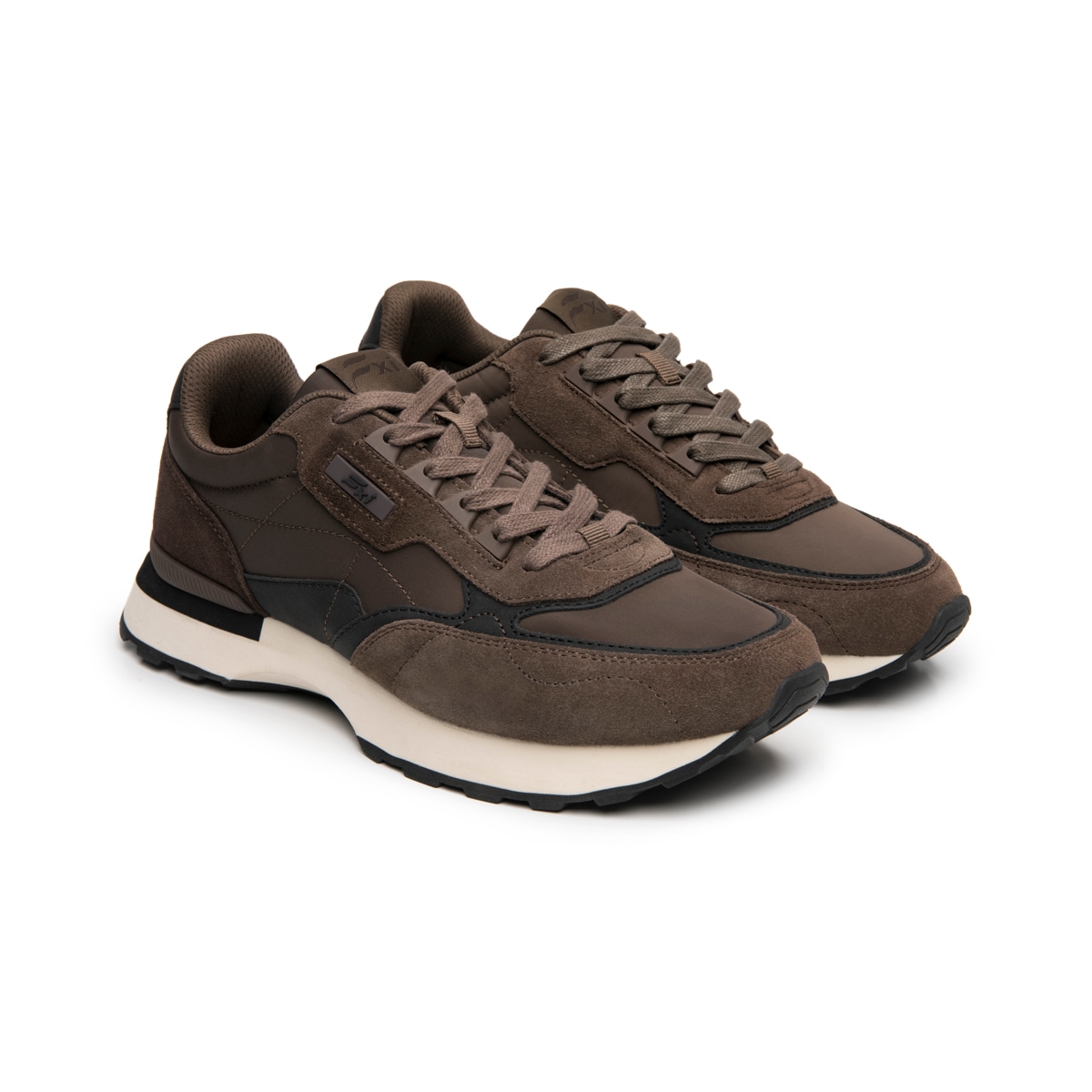 Sneaker Retro Flexi para Hombre Estilo 420703 Taupe