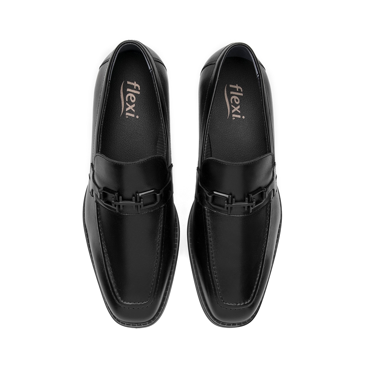 Mocasín Semivestir Flexi para Hombre Estilo 421402 Negro