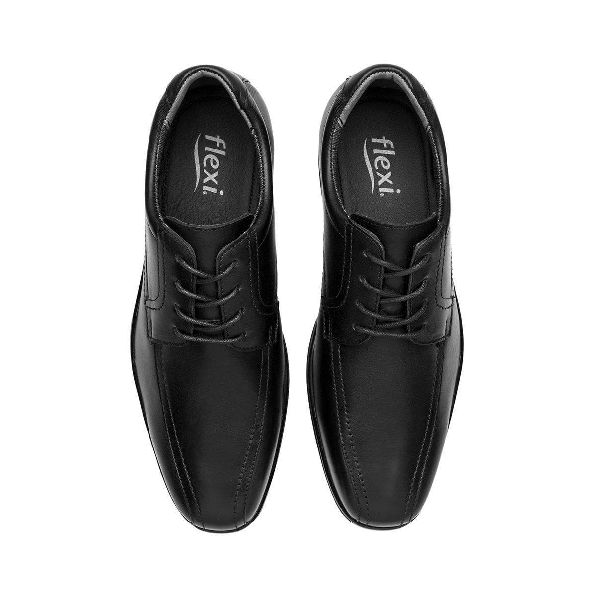 Derby Dress Casual Flexi para Hombre Estilo 421601 Negro