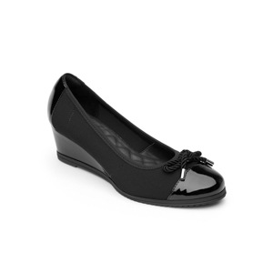 Zapato Casual Para Oficina Flexi Con Puntera De Charol Para Mujer - Estilo 42601 Negro Zapato Casual Para Oficina Flexi Con Puntera De Charol Para Mujer - Estilo 42601 Negro