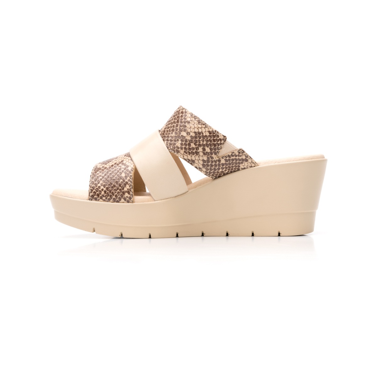 Sandalia Casual Flexi Con 100% Piel Para Mujer - Estilo 44512 Víbora