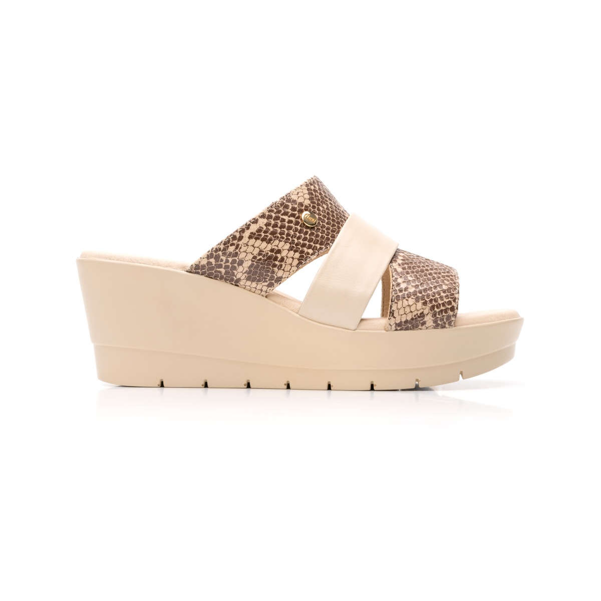 Sandalia Casual Flexi Con 100% Piel Para Mujer - Estilo 44512 Víbora