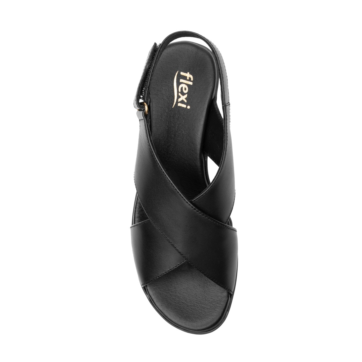 Sandalia Con Plataforma Flexi para Mujer Estilo 44522 Negro