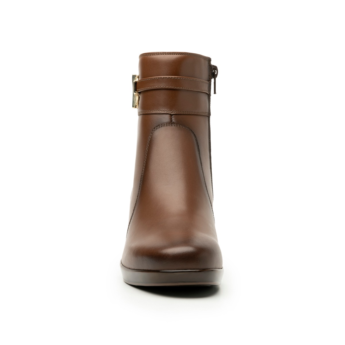 Botín Con Plataforma Flexi para Mujer Estilo 45221 Tan