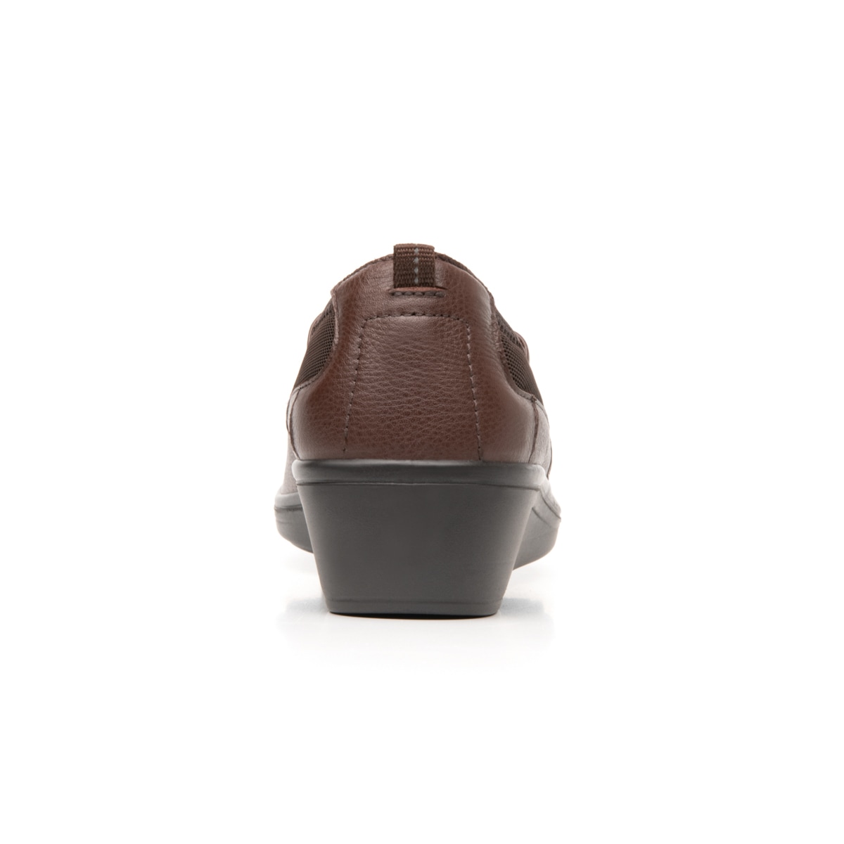 Slip On Con Detalle De Malla Y Elástico Flexi para Mujer con Plantilla Comfort Pad Estilo 45606 Café