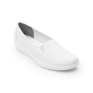 Loafer Con Elásticos Flexi para Mujer con Plantilla Comfort Pad  Estilo 45607 Blanco