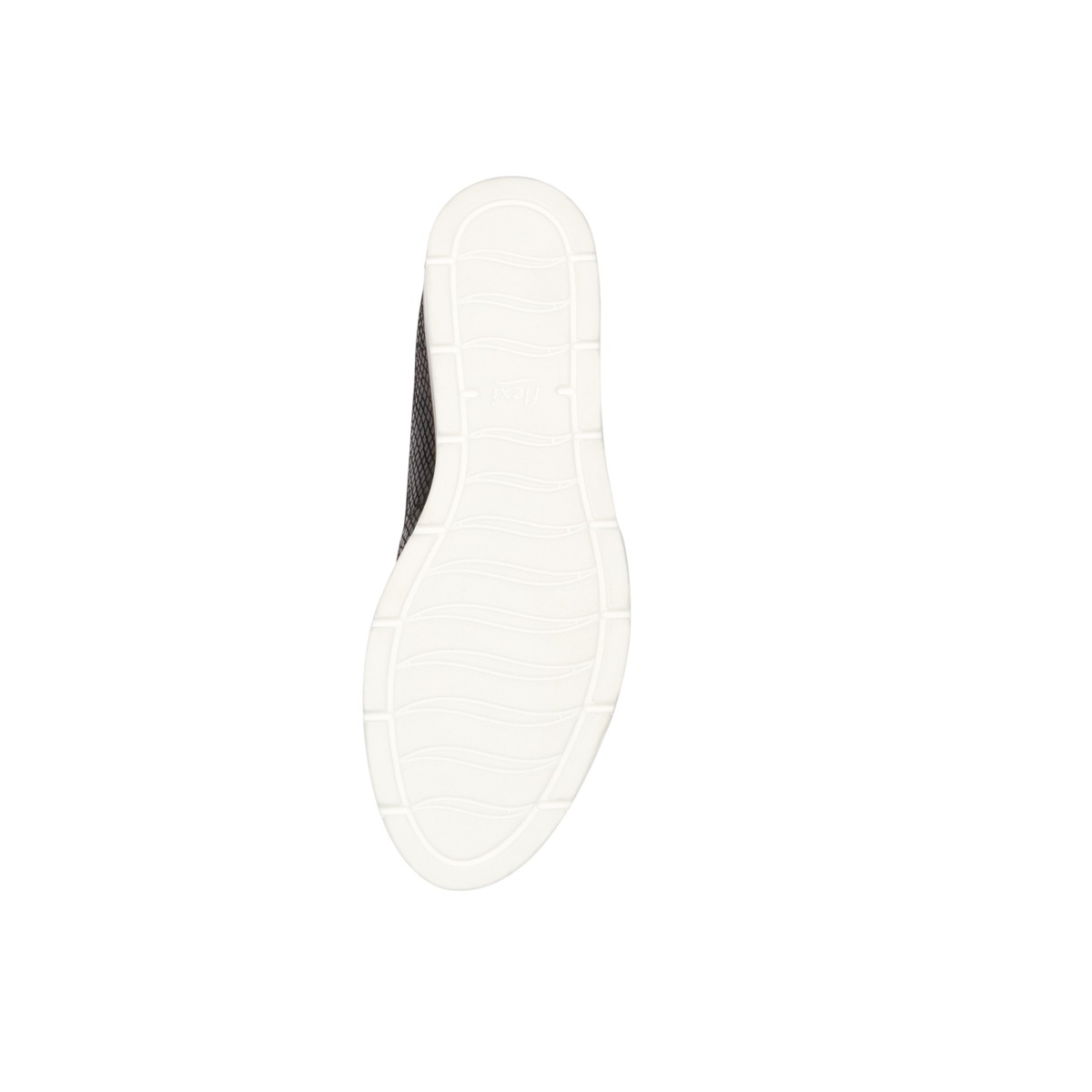 Flat Urbano Flexi Con Efecto De Piel Exótica Para Mujer - Estilo 45703 Negro