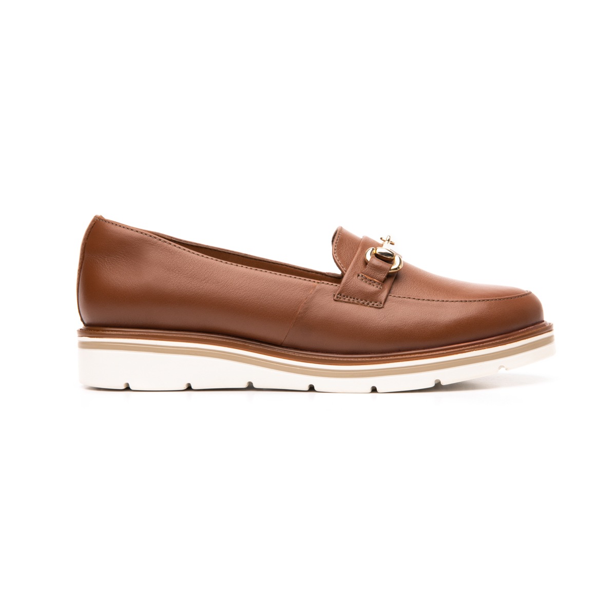 Mocasín Casual Flexi Con Adorno De Estribo Para Mujer - Estilo 45715 Cafe