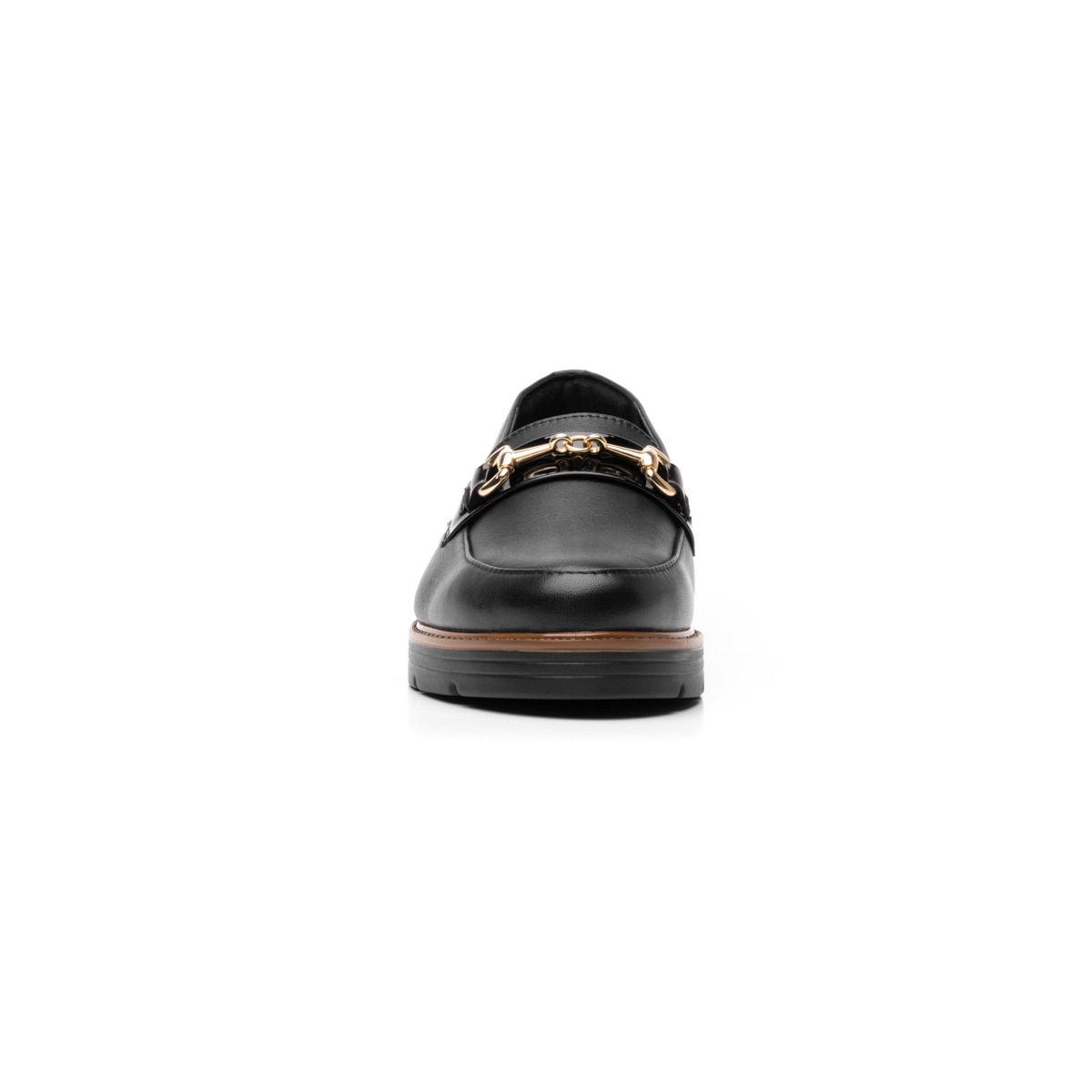 Mocasín Casual Flexi Con Adorno De Estribo Para Mujer - Estilo 45715 Negro