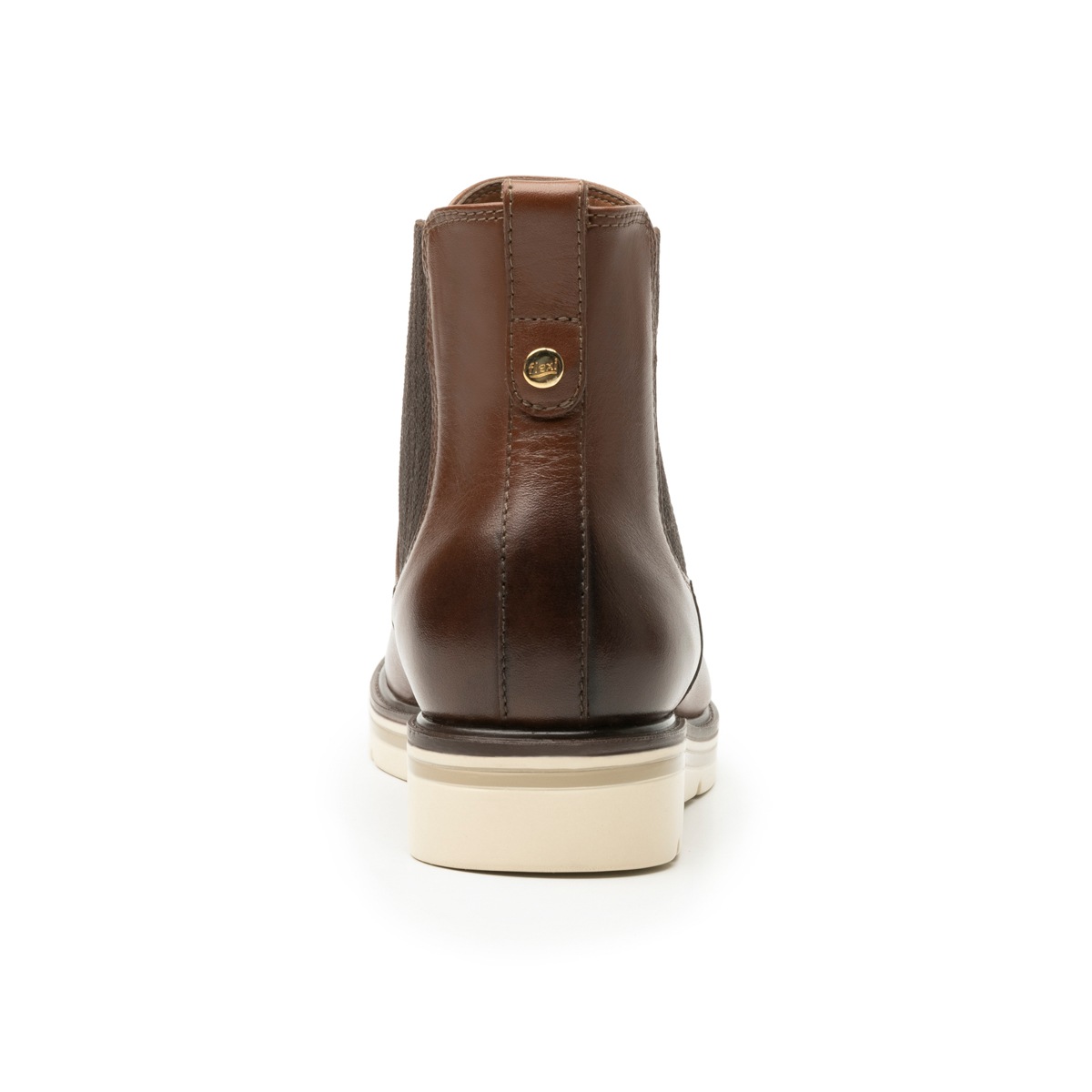 Botín Con Elásticos Flexi para Mujer Estilo 45719 Whisky
