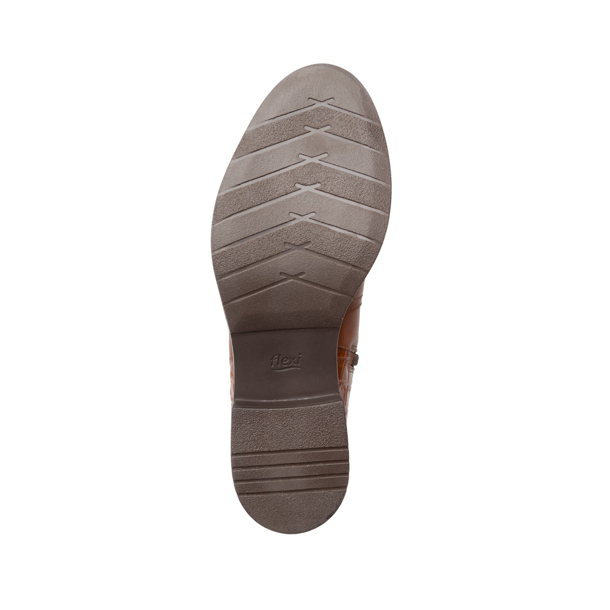 Botín Urbano Flexi Con Dos Texturas Para Mujer - Estilo 46616 Café