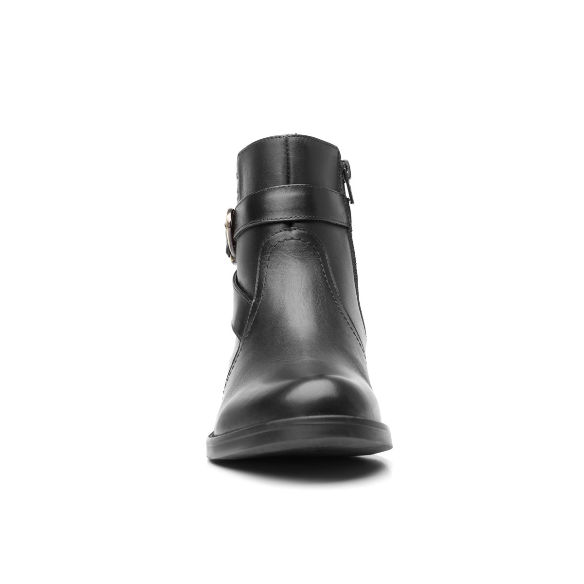 Botín Urbano Flexi Con Dos Texturas Para Mujer - Estilo 46616 Negro