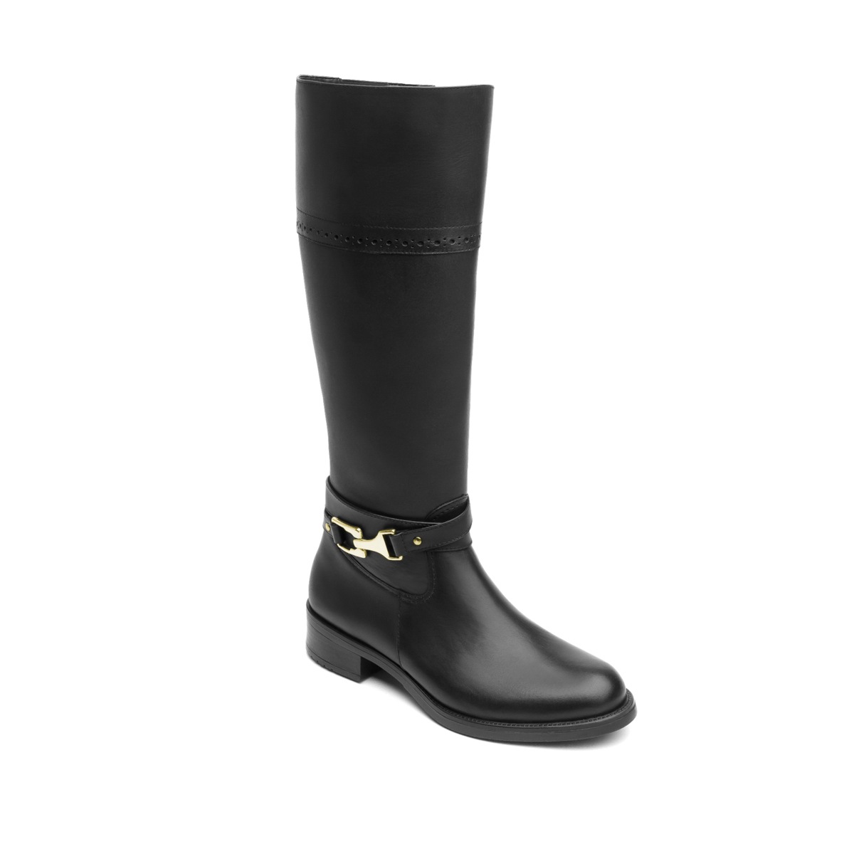 Bota Urbana Flexi De Aire Hípico Para Mujer - Estilo 46618 Negro