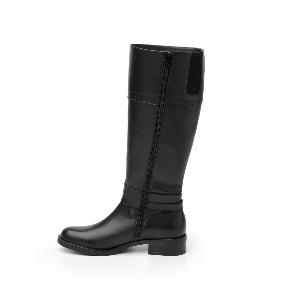 Bota Urbana Flexi De Aire Hípico Para Mujer - Estilo 46618 Negro