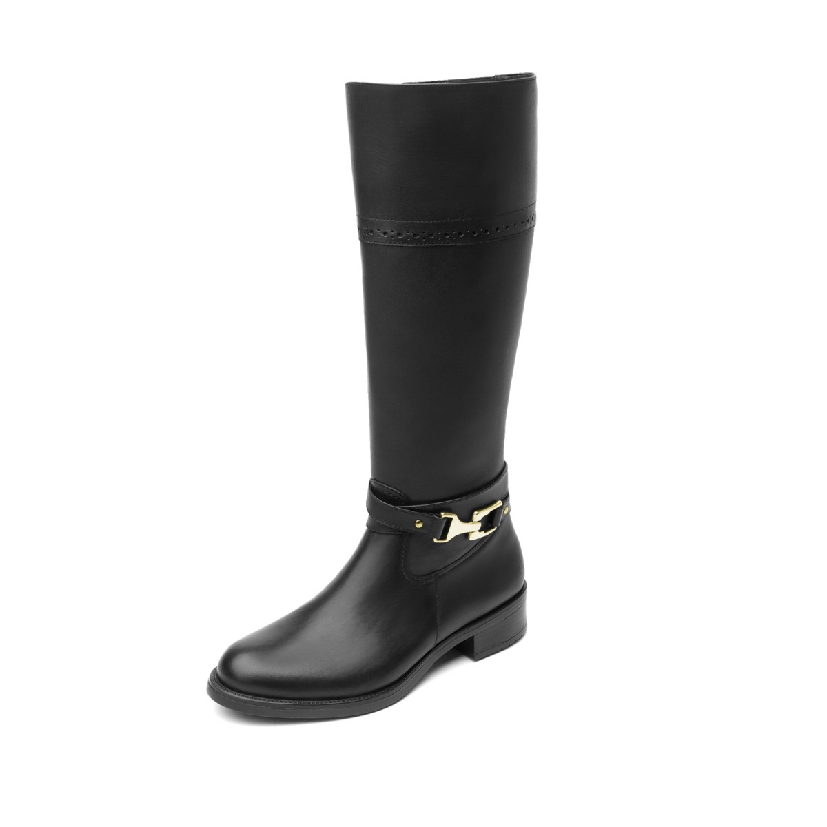 Bota Urbana Flexi De Aire Hípico Para Mujer - Estilo 46618 Negro