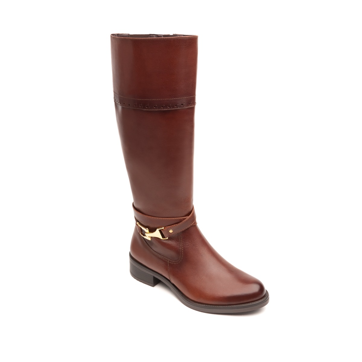 Bota Urbana Flexi De Aire Hípico Para Mujer - Estilo 46618 Whisky