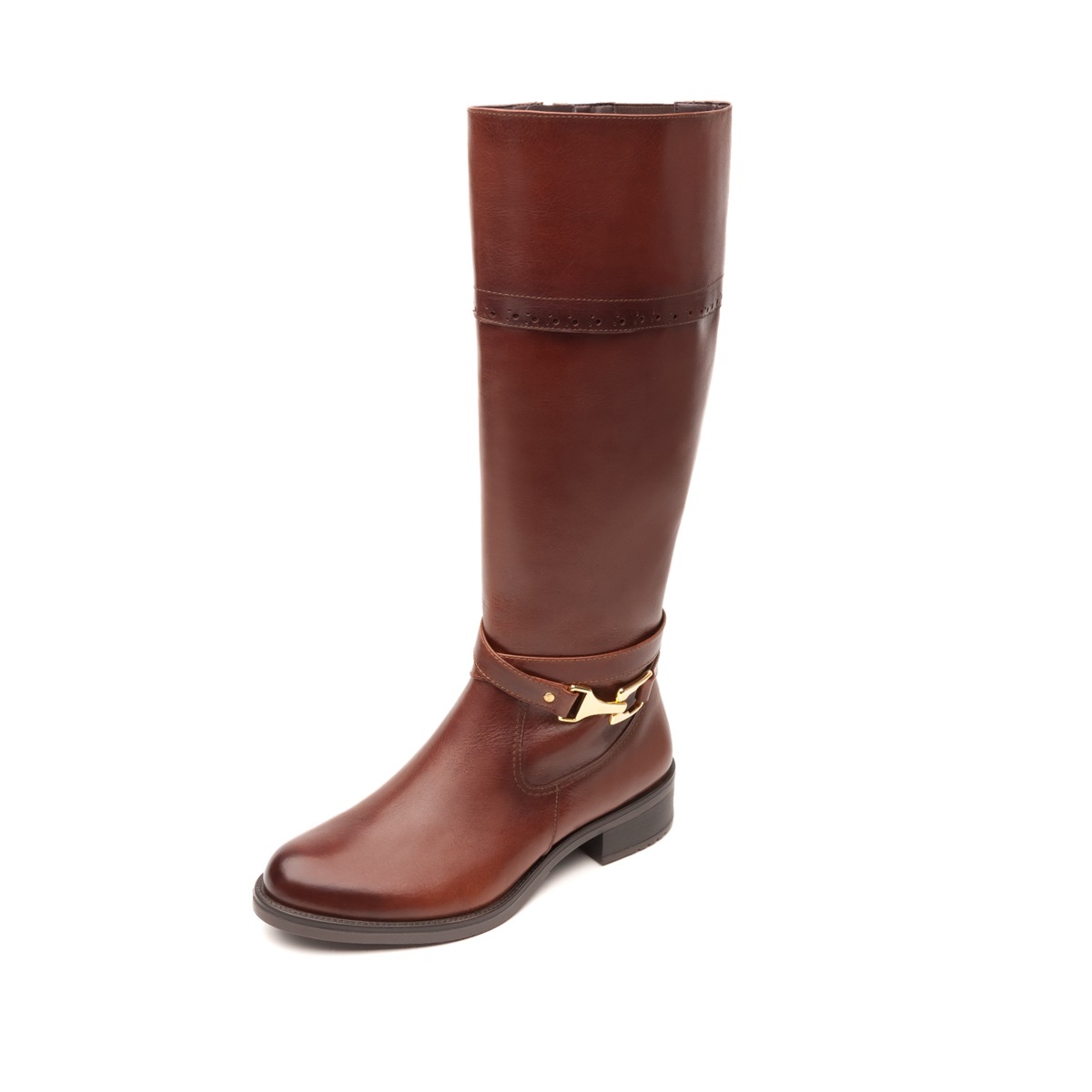 Bota Urbana Flexi De Aire Hípico Para Mujer - Estilo 46618 Whisky