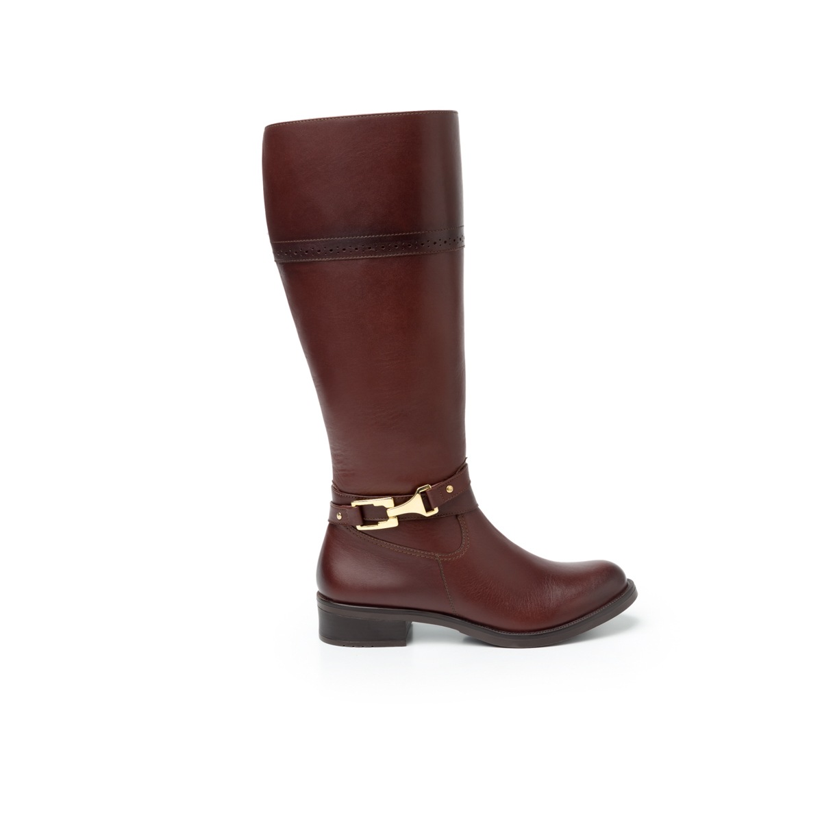 Bota Urbana Flexi De Aire Hípico Para Mujer - Estilo 46618 Whisky