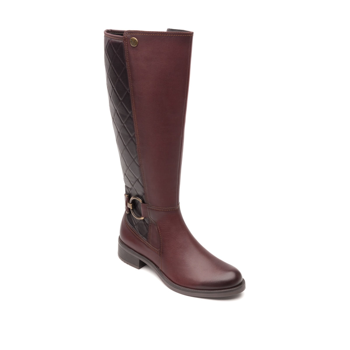 Bota Urbana Flexi Con Capitonado Para Mujer - Estilo 46619 Chocolate