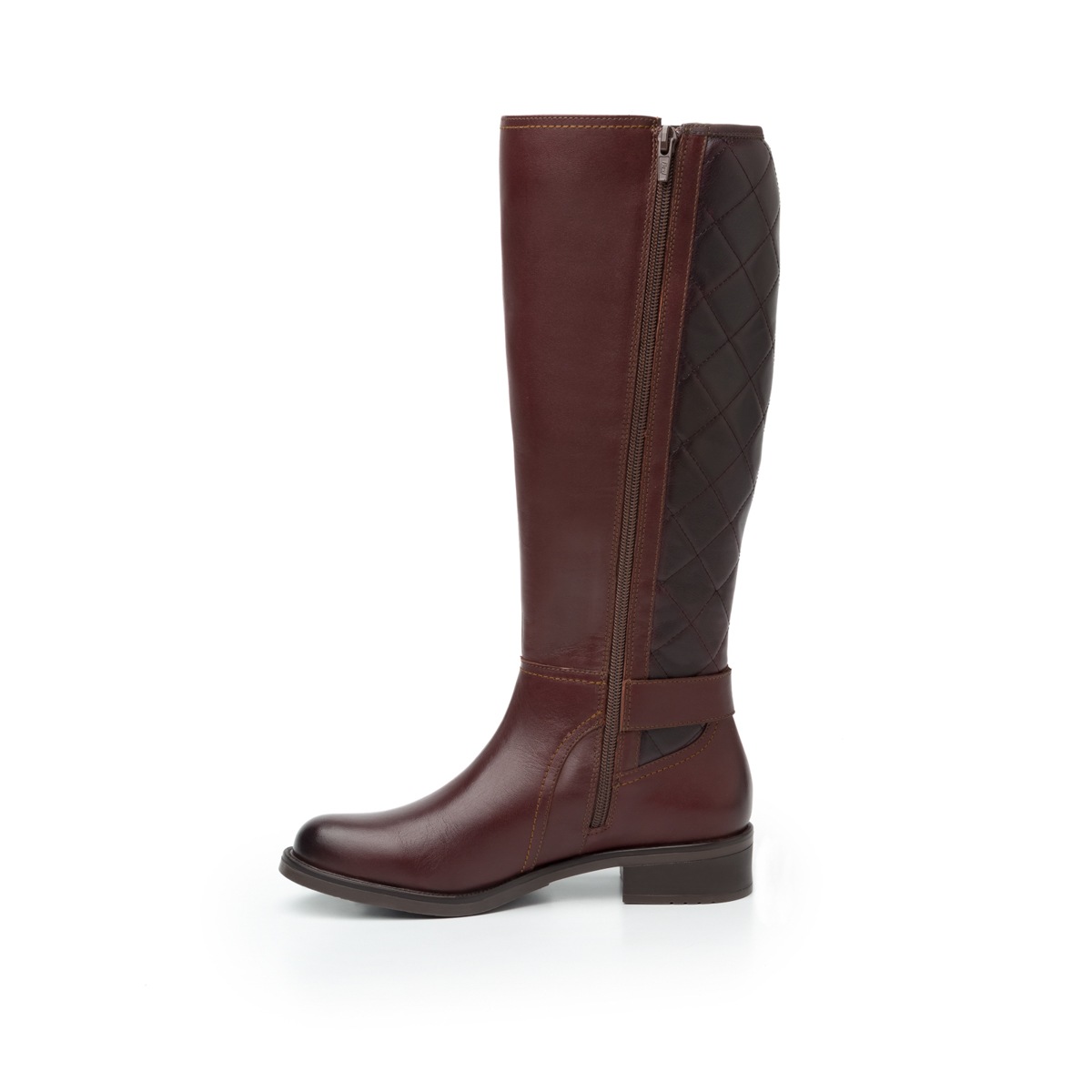 Bota Urbana Flexi Con Capitonado Para Mujer - Estilo 46619 Chocolate
