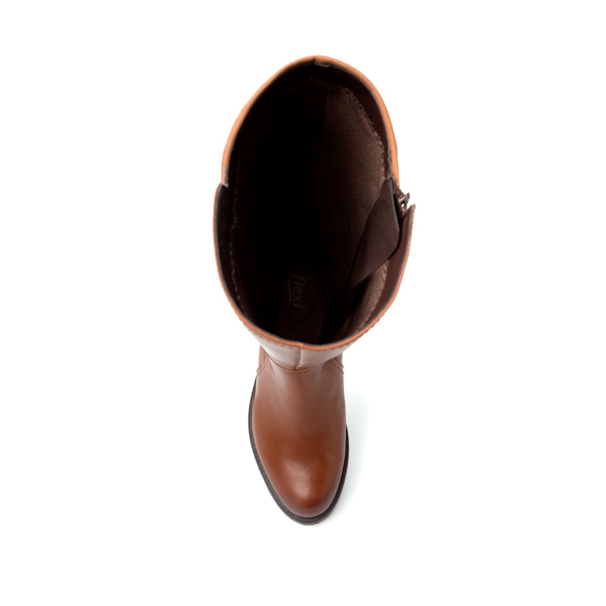 Bota Urbana Flexi Con Capitonado Para Mujer - Estilo 46619 Whisky