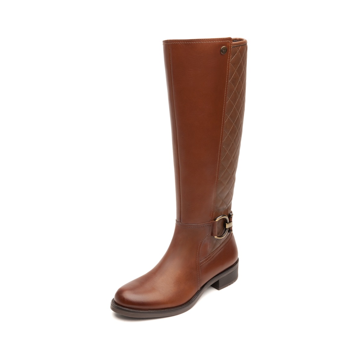 Bota Urbana Flexi Con Capitonado Para Mujer - Estilo 46619 Whisky
