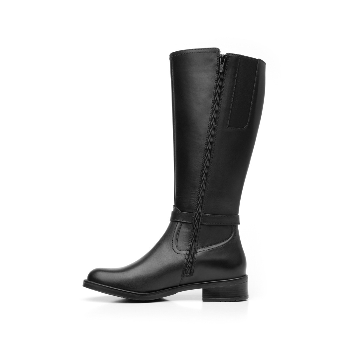 Bota Hípica Flexi para Mujer con Autoajuste Estilo 46624 Negro
