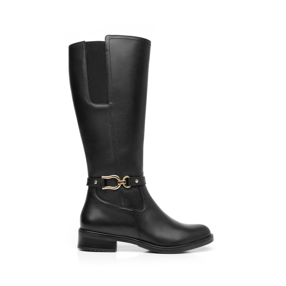 Bota Hípica Flexi para Mujer con Autoajuste Estilo 46624 Negro