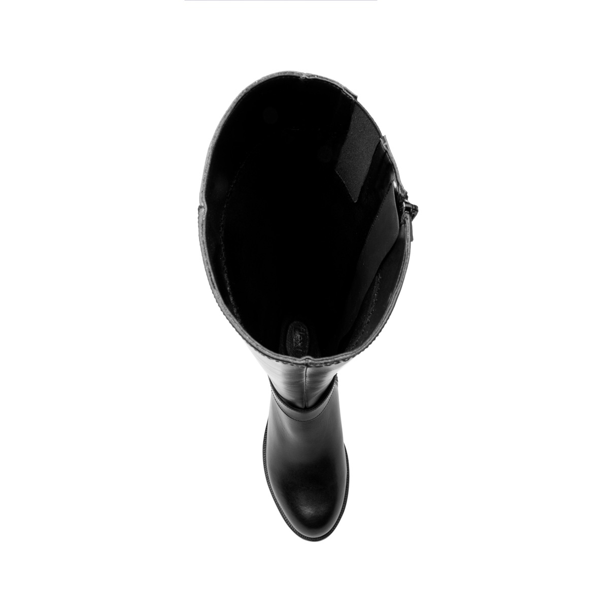 Bota Larga De Tacón Flexi para Mujer Estilo 46628 Negro