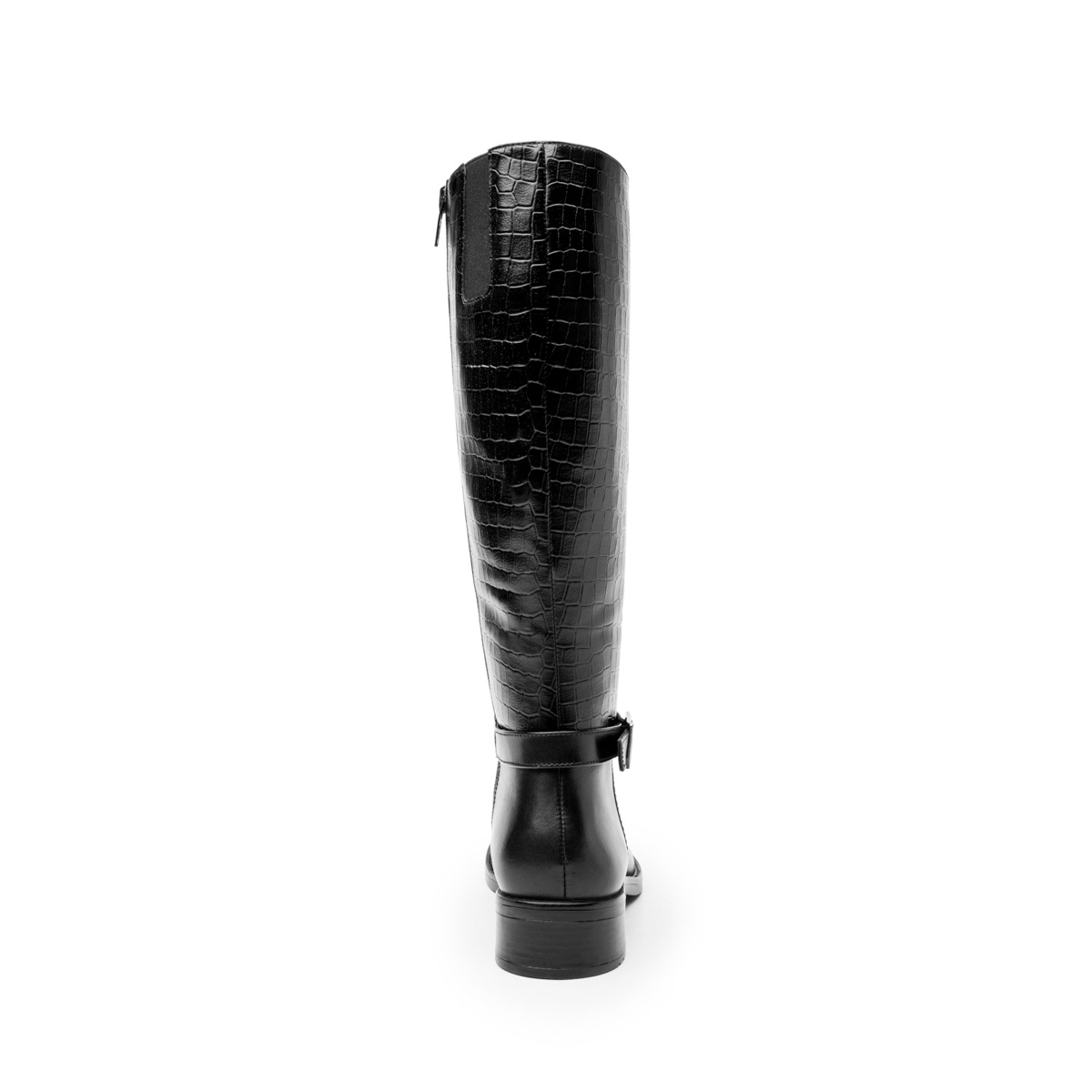 Bota Larga De Tacón Flexi para Mujer Estilo 46628 Negro