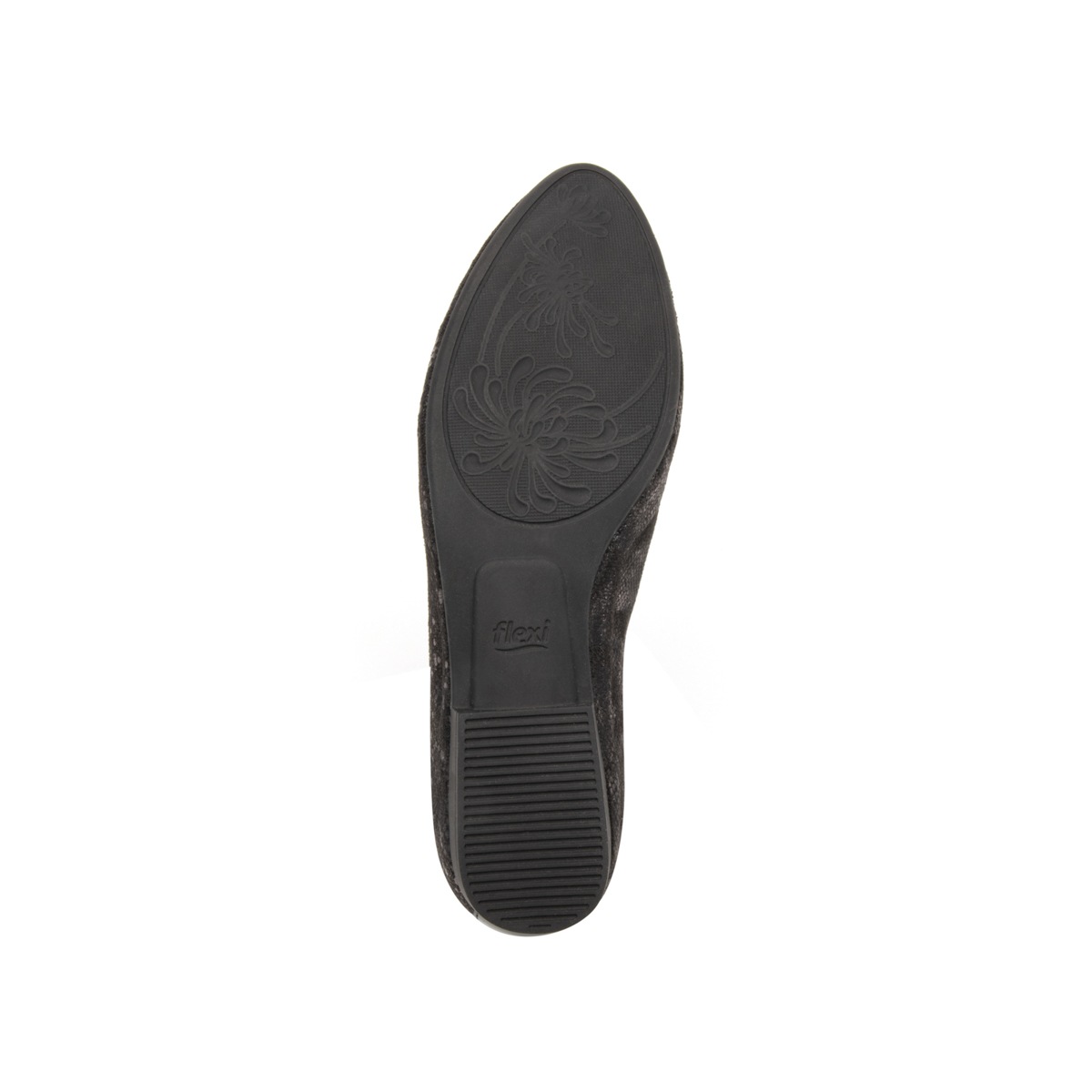 Ballerina De Víbora Flexi para Mujer con Sistema Comfort Flat Estilo 47315 Negro