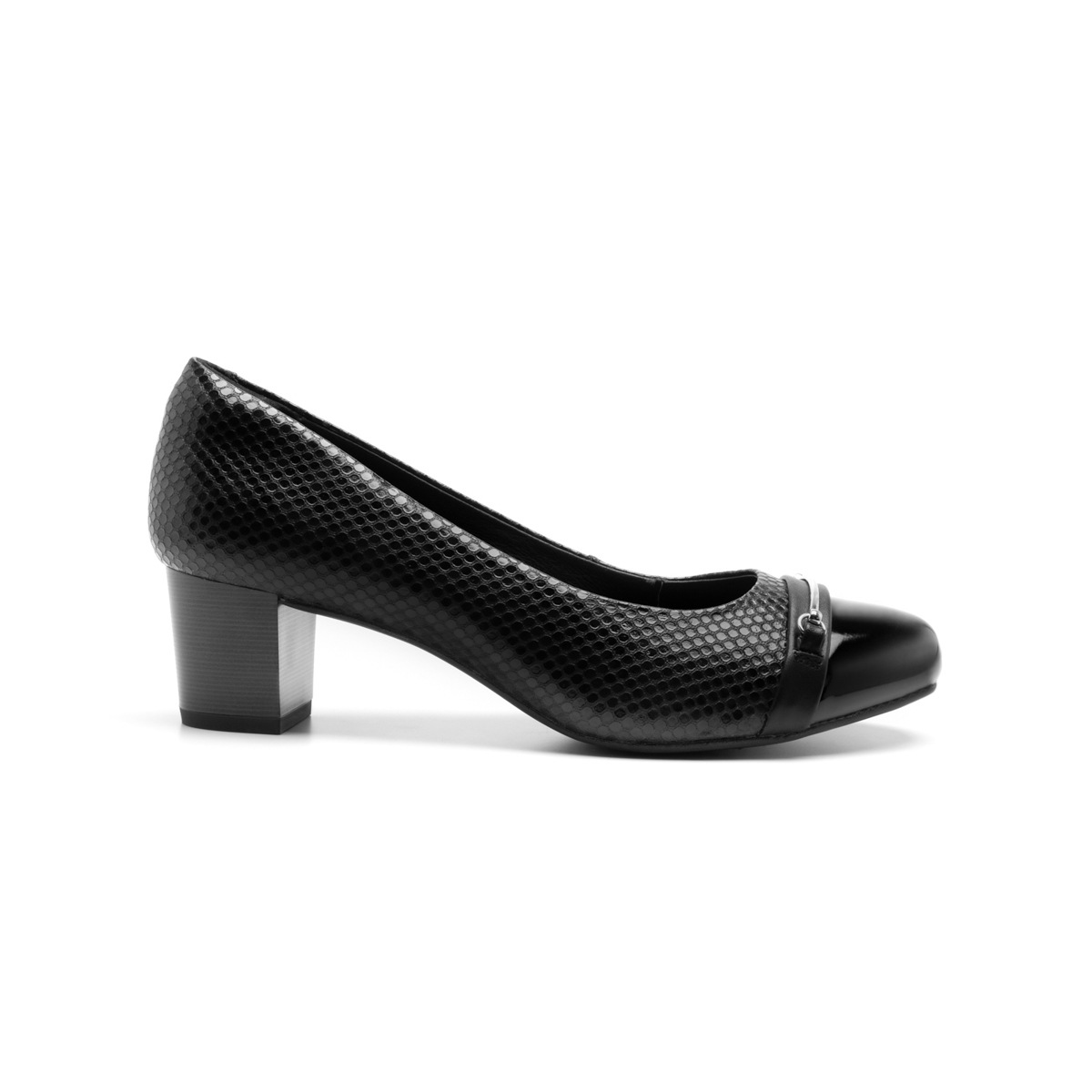 Zapatilla De Vestir Flexi para Mujer con Plantilla Comfort Pad Estilo 47413 Negro