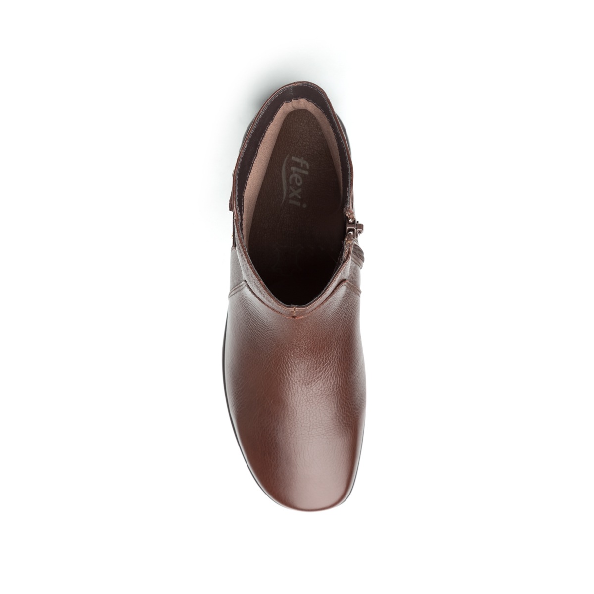 Botín Casual Flexi Con Plantilla Removible Para Mujer - Estilo 48325 Café