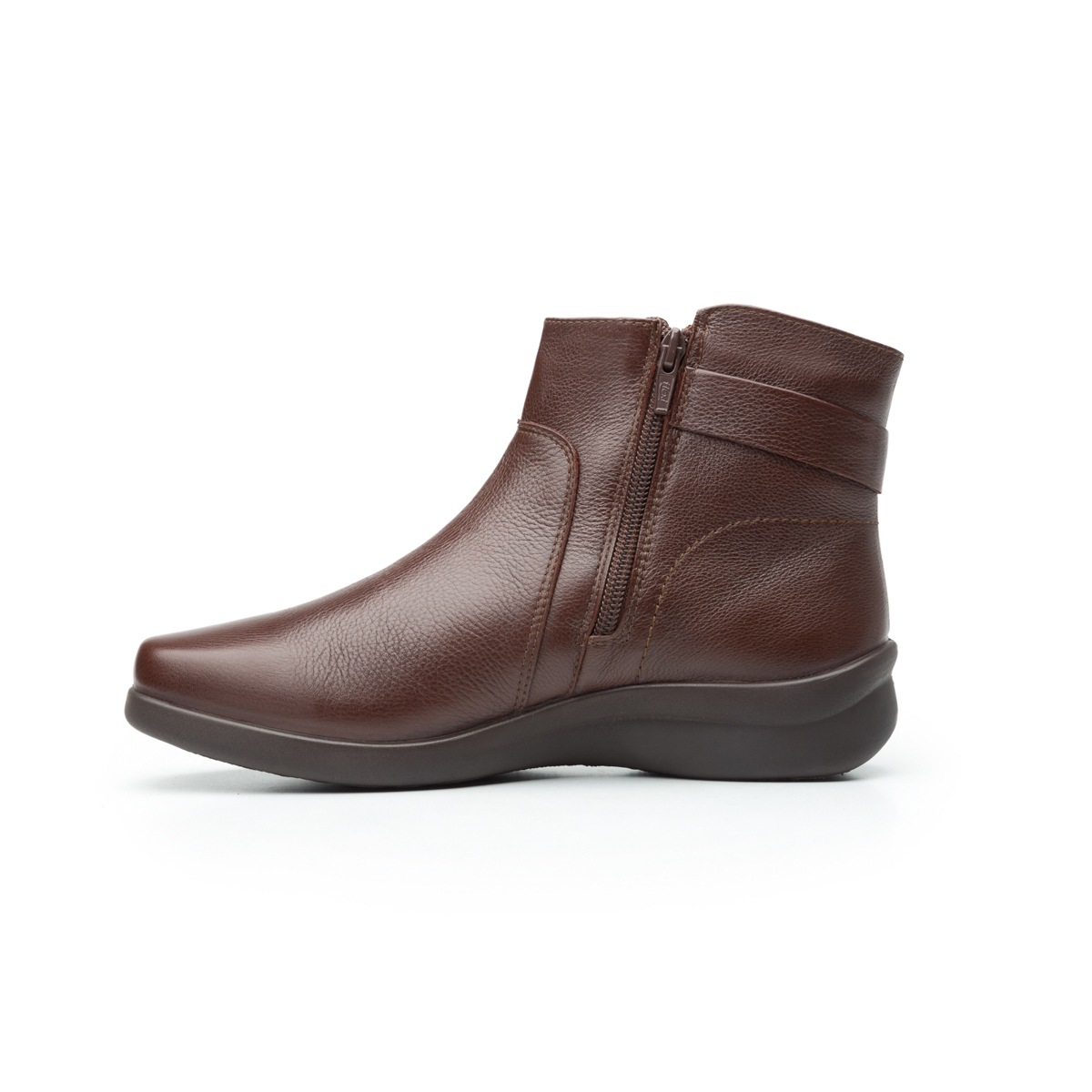 Botín Casual Flexi Con Plantilla Removible Para Mujer - Estilo 48325 Café