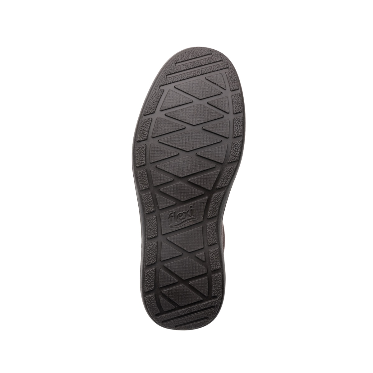 Zapato Casual Para De Servicio/Clínico Flexi Con Piel Graneada Para Hombre - Estilo 50607 Café