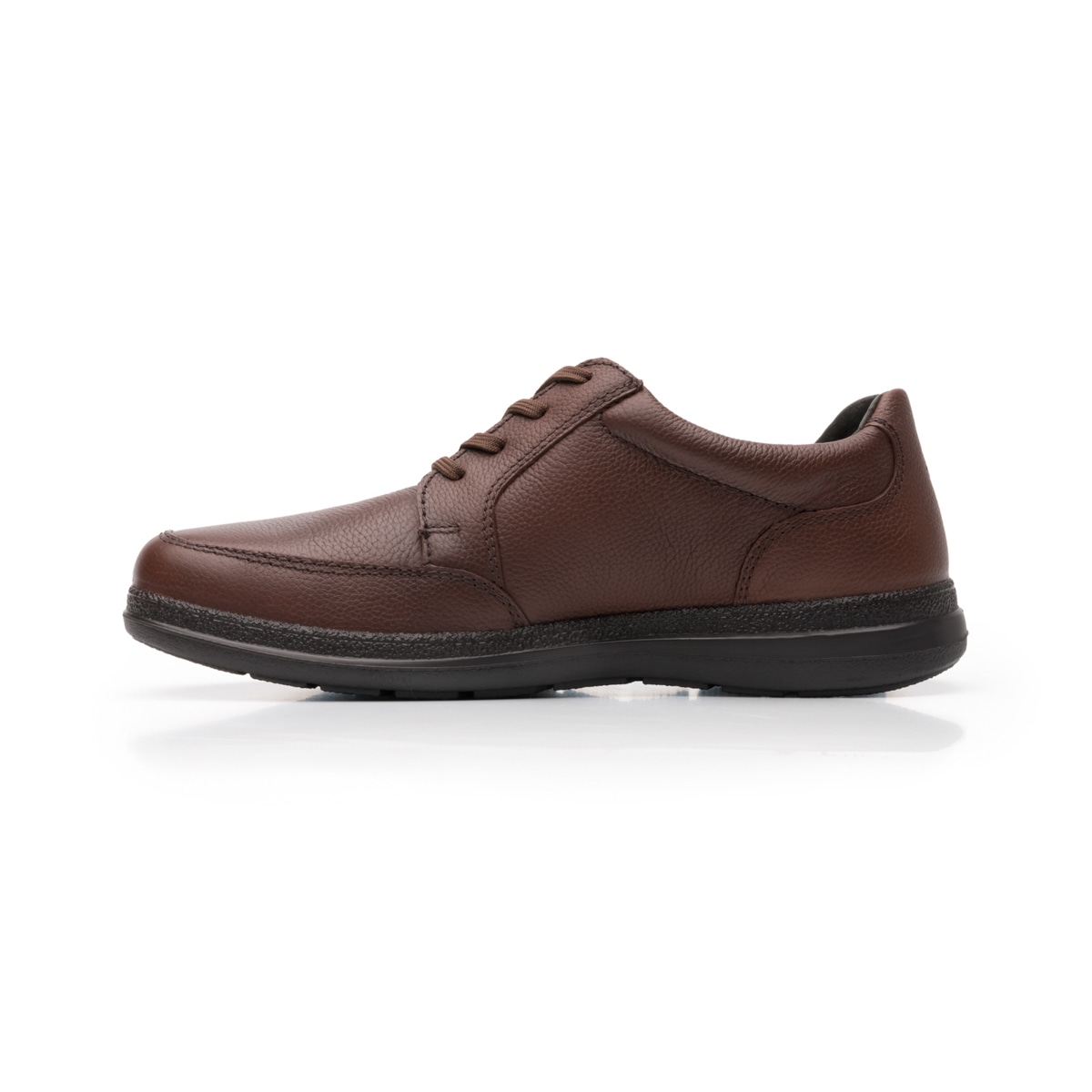 Zapato Casual Para De Servicio/Clínico Flexi Con Piel Graneada Para Hombre - Estilo 50607 Café