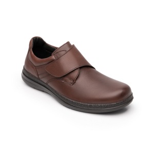 Zapato Casual Para De Servicio/Clínico Flexi Con Velcro Para Hombre - Estilo 50609 Café Zapato Casual Para De Servicio/Clínico Flexi Con Velcro Para Hombre - Estilo 50609 Café