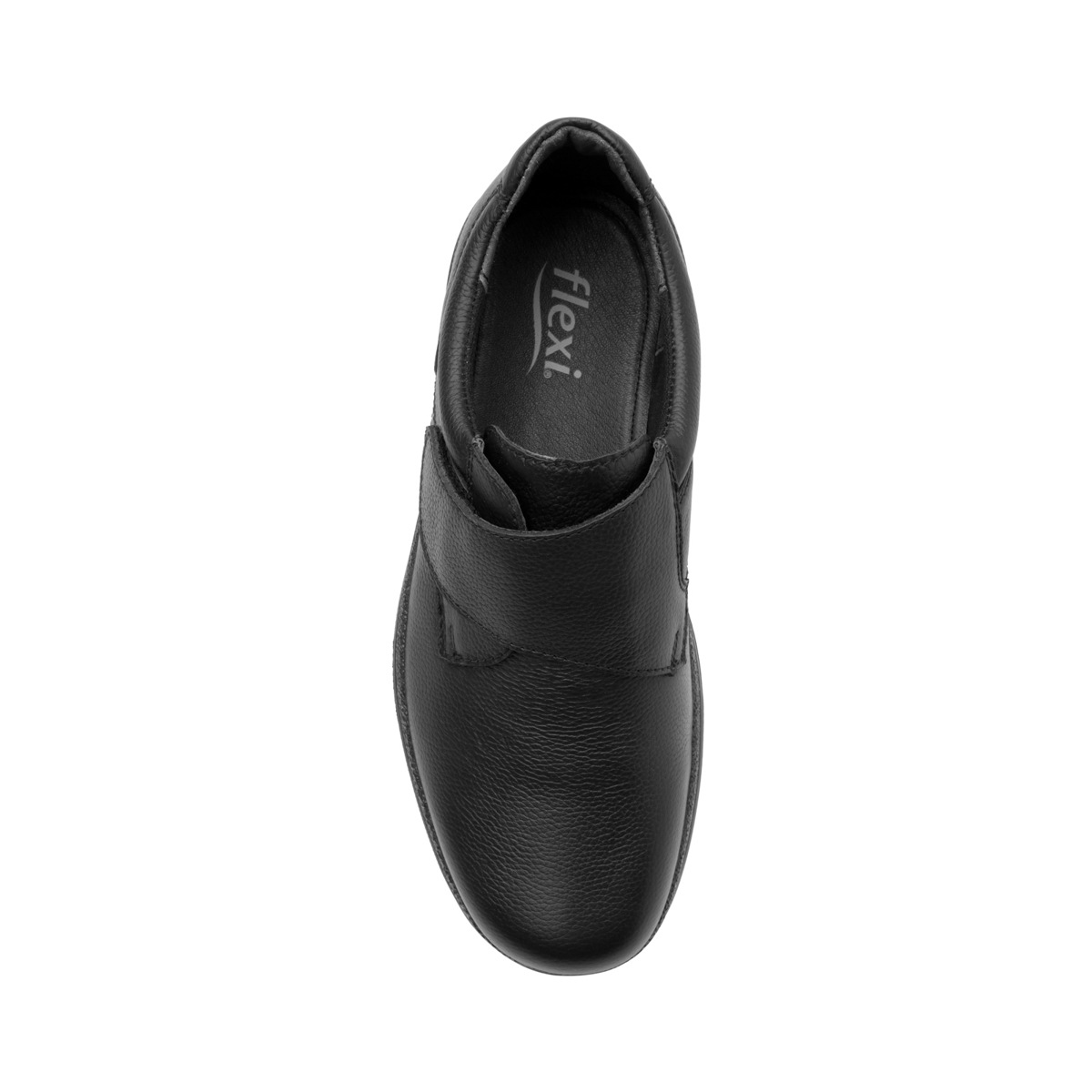 Zapato Casual Para De Servicio/Clínico Flexi Con Velcro Para Hombre - Estilo 50609 Negro