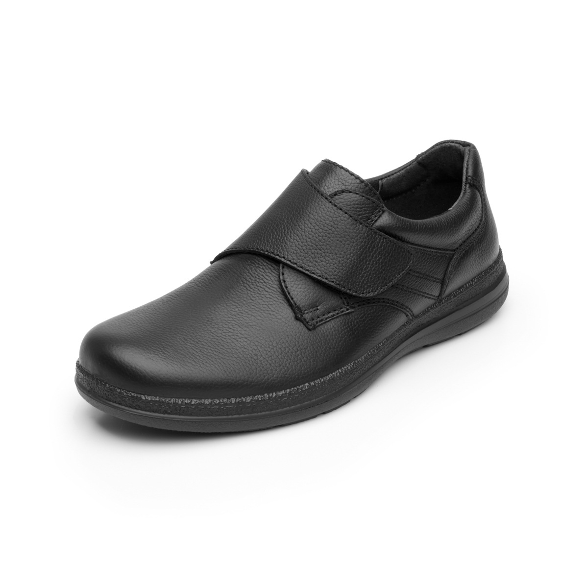 Zapato Casual Para De Servicio/Clínico Flexi Con Velcro Para Hombre - Estilo 50609 Negro