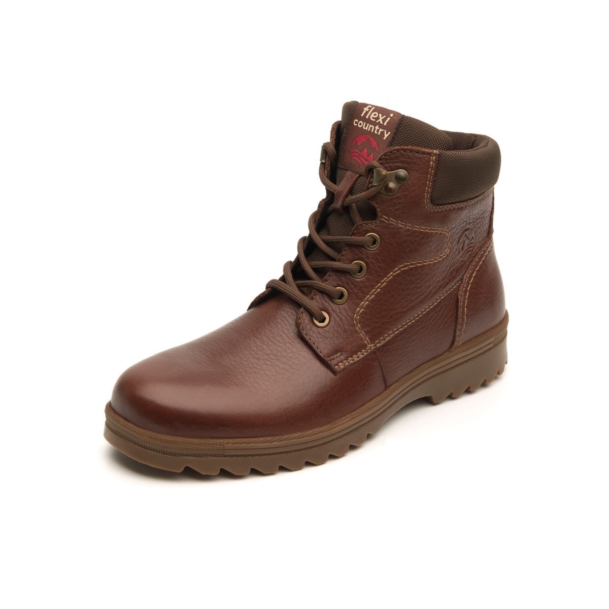 Bota Country Outdoor Flexi Con Sistema Walking Soft Para Hombre - Estilo 50701 Nogal
