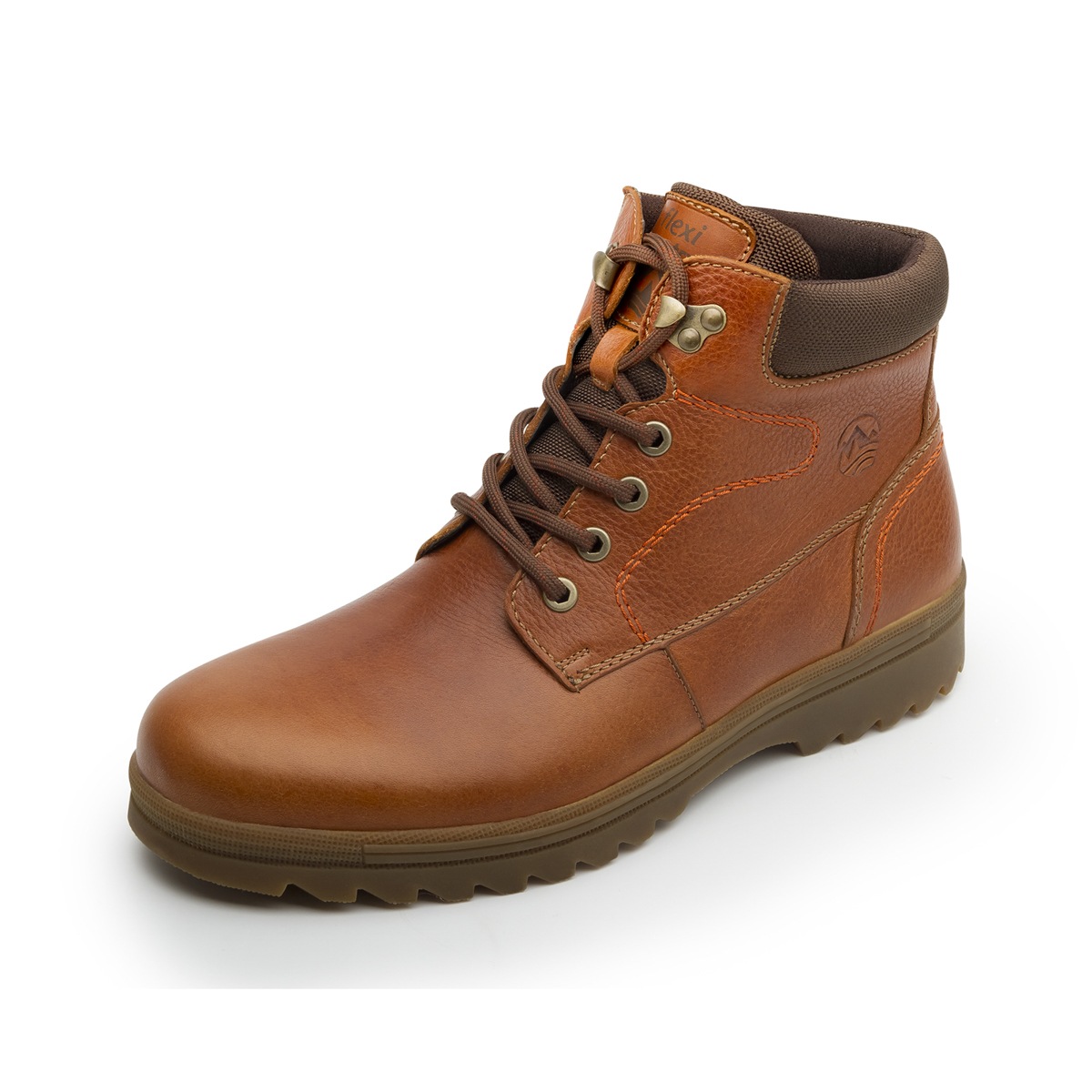 Bota Para Outdoor Flexi Country Con Sistema Walking Soft Para Hombre - Estilo 50701 Tan
