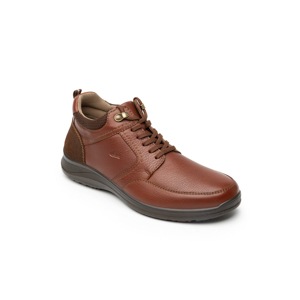 Botín Casual Flexi Con Piel Graneada Para Hombre - Estilo 50805 Brandy Botín Casual Flexi Con Piel Graneada Para Hombre - Estilo 50805 Brandy