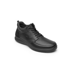Botín Casual Flexi Con Piel Graneada Para Hombre - Estilo 50805 Negro Botín Casual Flexi Con Piel Graneada Para Hombre - Estilo 50805 Negro