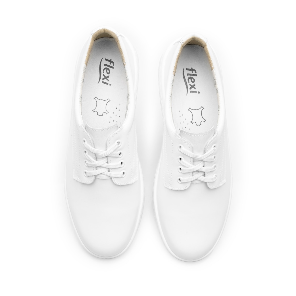 Flat De Servicio/Clínico Flexi Con Sistema De Mejor Agarre Para Mujer - Estilo 05807 Blanco