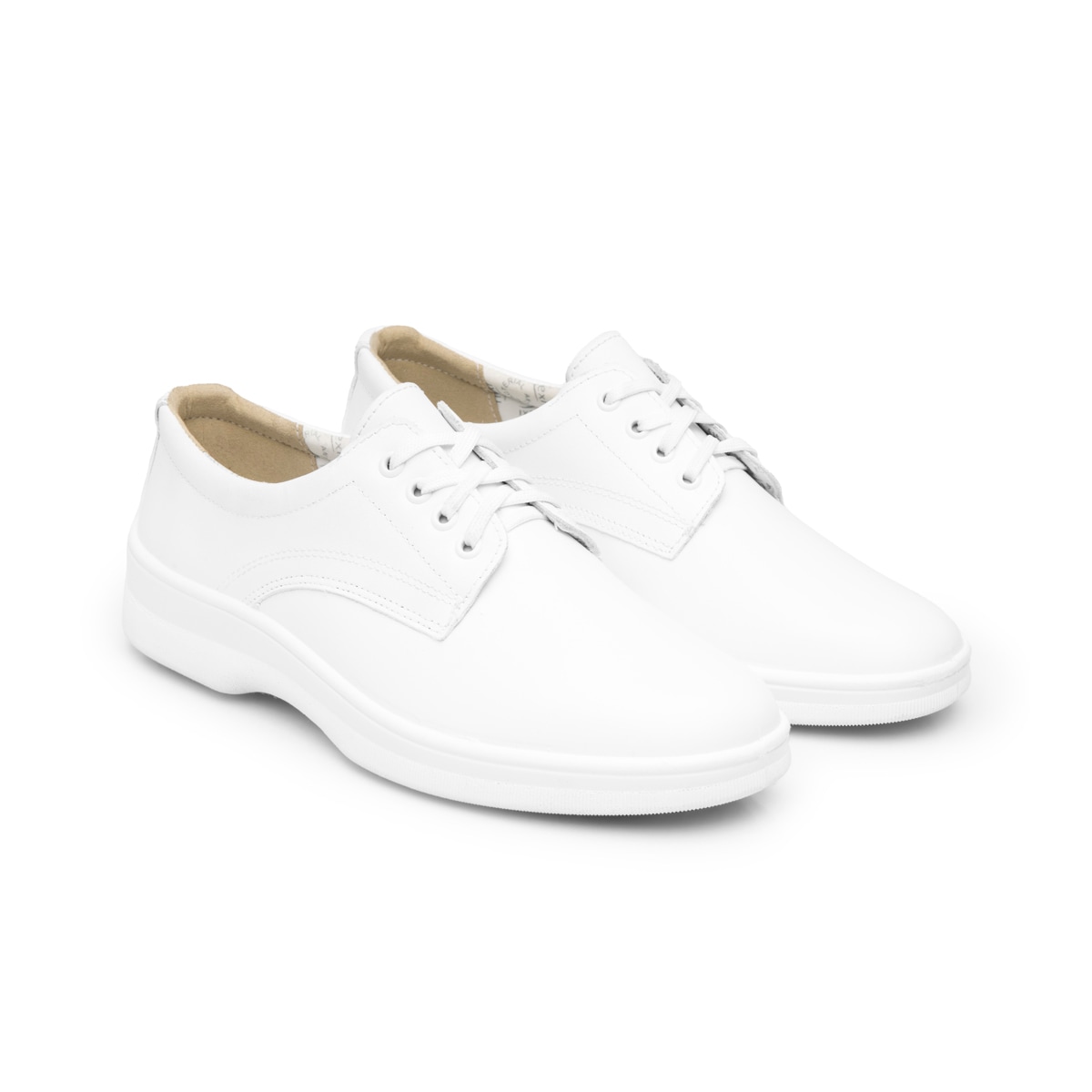 Flat De Servicio/Clínico Flexi Con Sistema De Mejor Agarre Para Mujer - Estilo 05807 Blanco